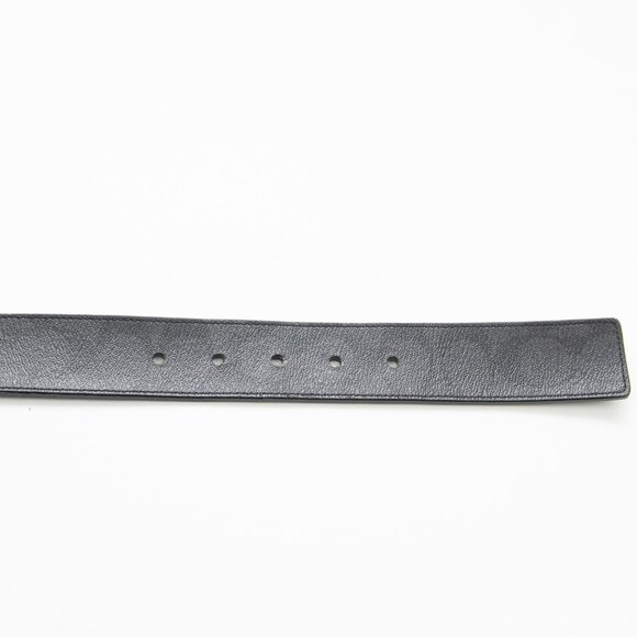Coach Reversible Belt Leather Signature C Black 42" - Picture 6 of 6